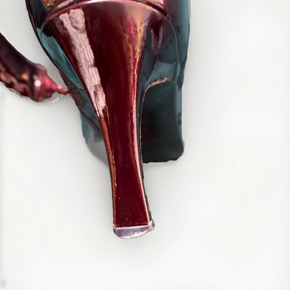 Stuart Weitzman Ruby Bordeaux Ankle Boots. Stunning Patent Leather, Comfortable! - Picture 9 of 9